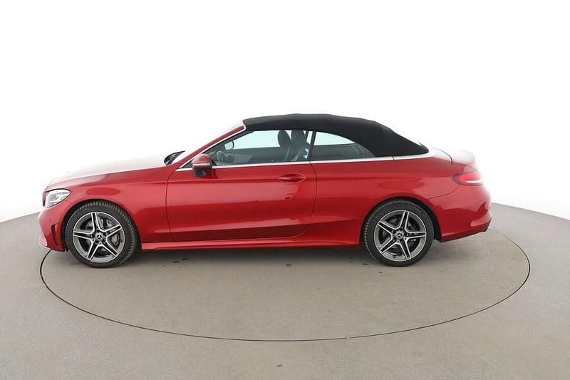 Gebraucht Mercedes C180 AMG line 156 PS (114 kW) 2018 Rot Cabrio