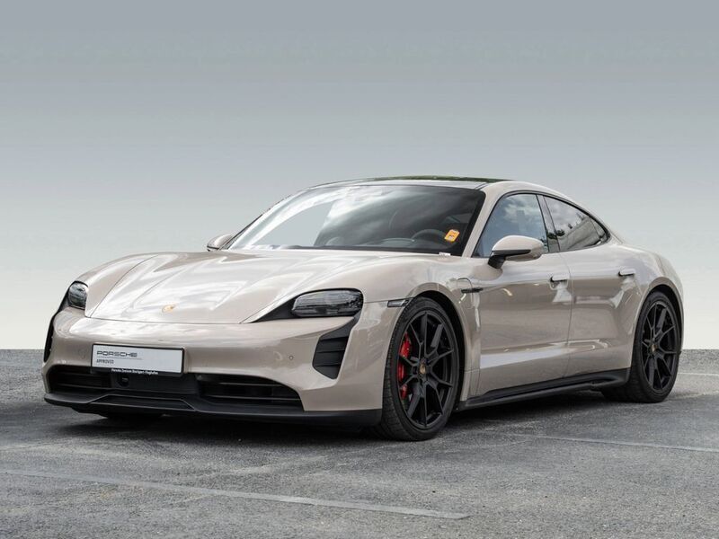 Coffeebeigemetallic Gebraucht 2022 Porsche Taycan GTS Limousine | 84.800 € (Guter Preis) - Bild 1/4