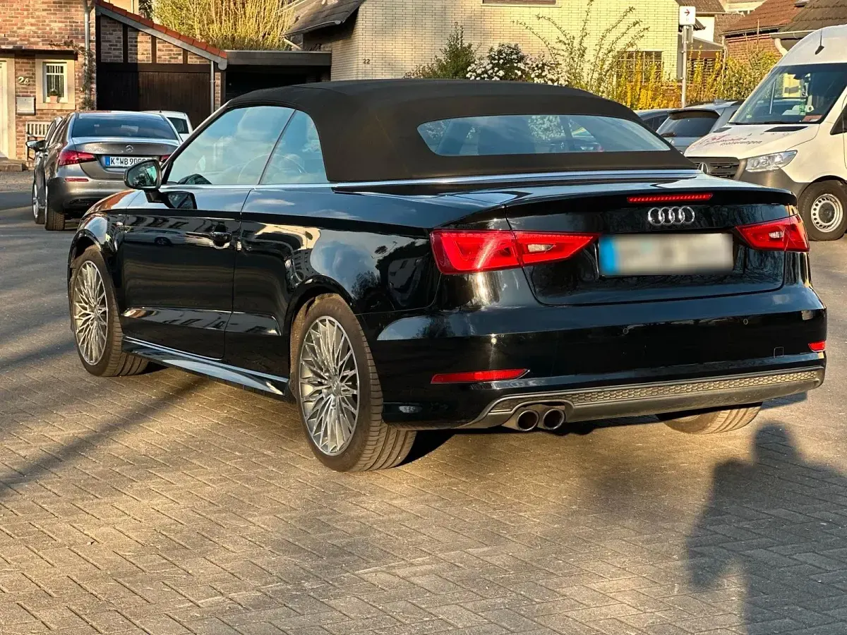 Gebraucht Audi A3 Cabriolet S-Line 150 PS (110 kW) 2015 Schwarz Cabrio