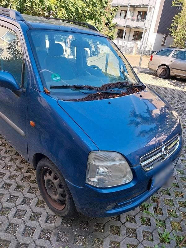 Blau Gebraucht 2001 Opel Agila Kleinwagen | 300 € (Superpreis) - Bild 1/4