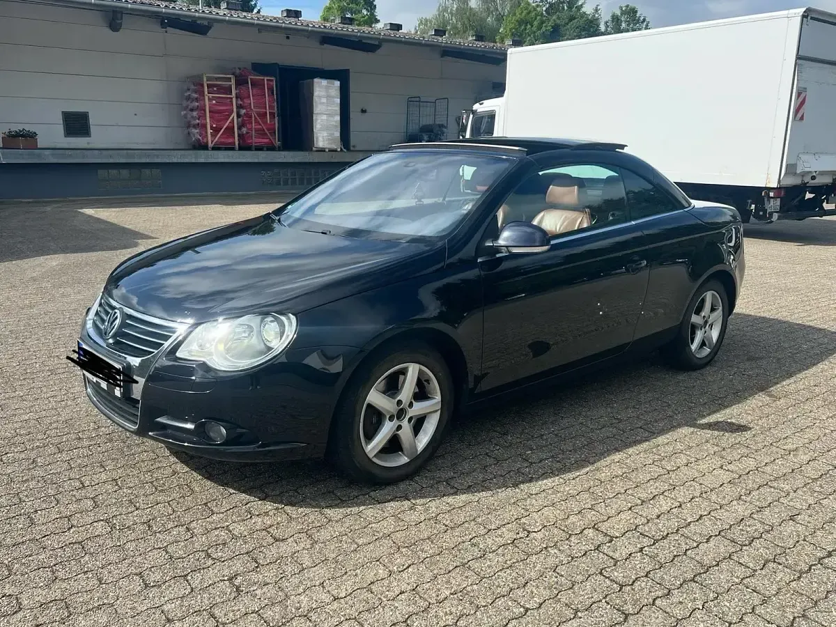 Gebraucht VW Eos 140 PS (102 kW) 2008 Schwarz Cabrio