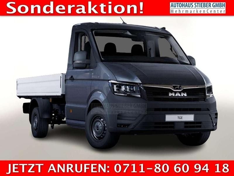 Neu MAN TGE 177 PS (130 kW) 2025 Indiumgrau metallic Van