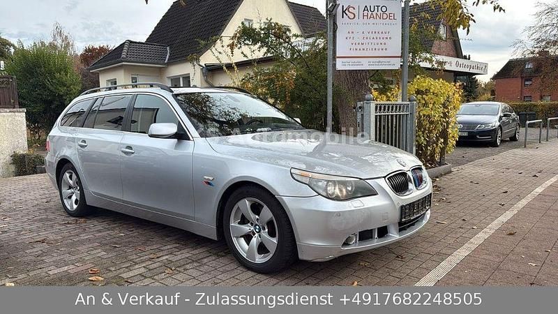 Silber Gebraucht 2007 BMW 530 Sport Line Kombi | 5.500 € (Guter Preis) - Bild 1/4