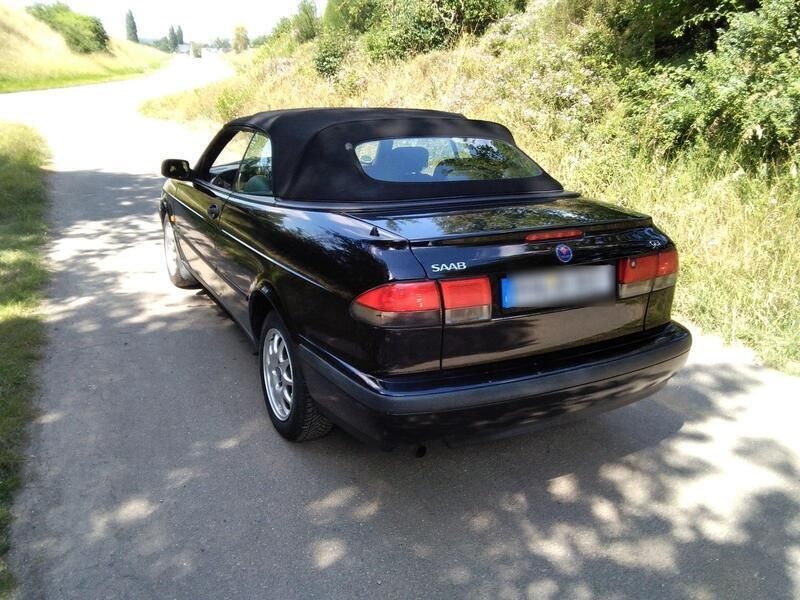 Schwarz Gebraucht 1998 Saab 9-3 Cabriolet Cabrio | 3.000 € - Bild 1/4