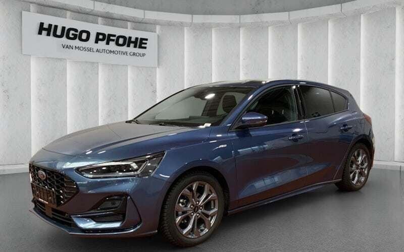 Blau Gebraucht 2024 Ford Focus ST-Line X Limousine | 25.849 € (Guter Preis) - Bild 1/4