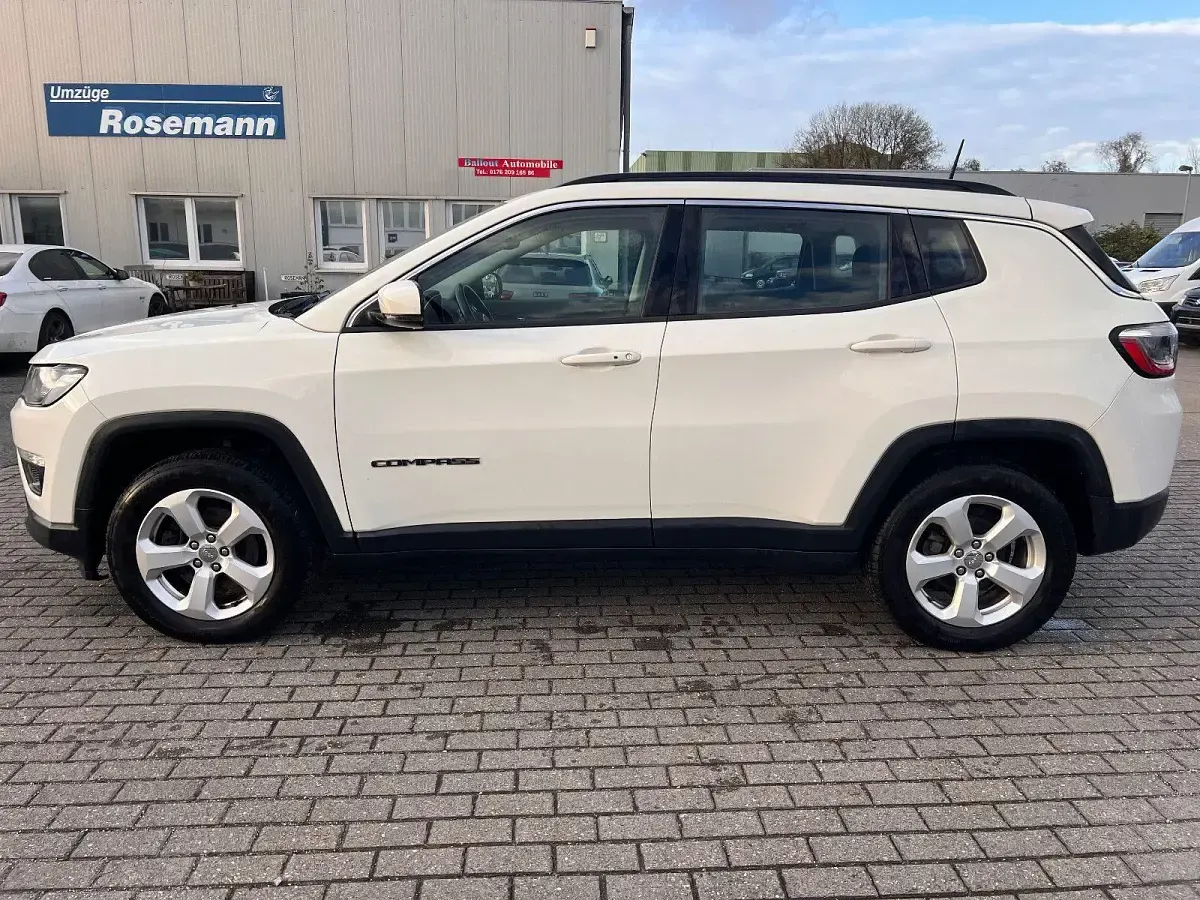 Käytetty Jeep Compass Longitude 140 HP (102 kW) 2017 Valkoinen Katumaasturi
