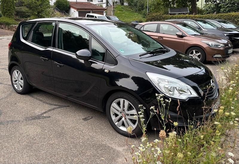 Schwarz Gebraucht 2012 Opel Meriva Van / Kleinbus | 3.500 € (Superpreis) - Bild 1/4