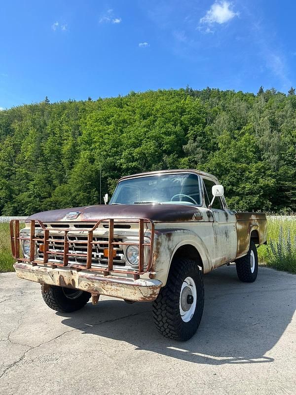 Beige Gebraucht 1964 Ford F100 Abholung | 27.500 € - Bild 1/4