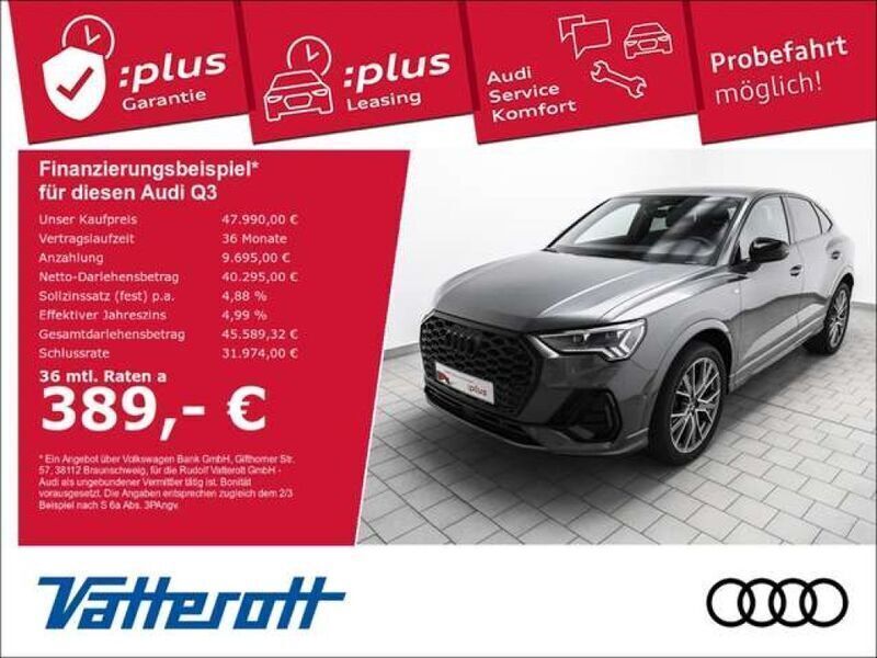 Daytonagrau perleffekt (metallic) Gebraucht 2024 Audi Q3 SUV | 47.990 € - Bild 1/4