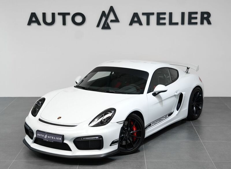 Weiß Gebraucht 2016 Porsche Cayman GT4 Chrono Coupé | 95.990 € (Fairer Preis) - Bild 1/4