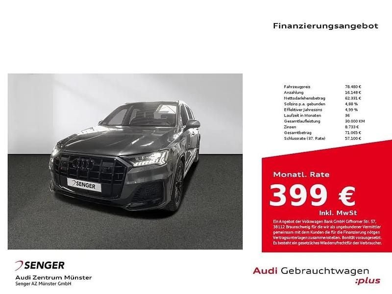 Grau Gebraucht 2022 Audi SQ7 SUV | 78.480 € (Guter Preis) - Bild 1/1