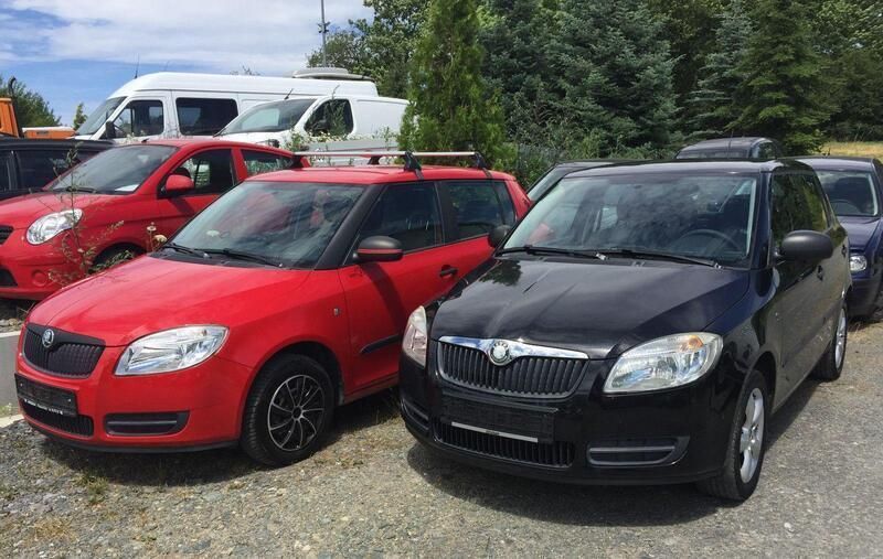 Rot Gebraucht 2008 Skoda Fabia Classic Kleinwagen | 1.790 € (Superpreis) - Bild 1/4