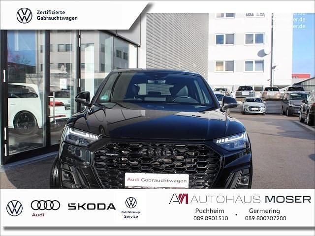 Mythosschwarz metallic Gebraucht 2022 Audi Q5 Sportback Ambiente SUV | 43.940 € (Fairer Preis) - Bild 1/4