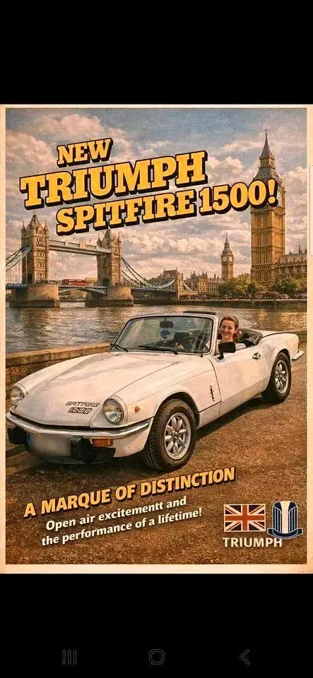 Gebraucht Triumph Spitfire 71 PS (52 kW) 1978 Weiß Cabrio