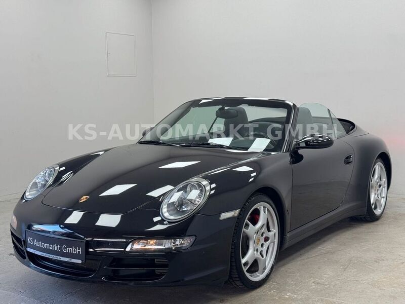 Basaltschwarzmetallic Gebraucht 2007 Porsche 911 Carrera 4S Cabriolet Cabrio | 48.850 € (Guter Preis) - Bild 1/4