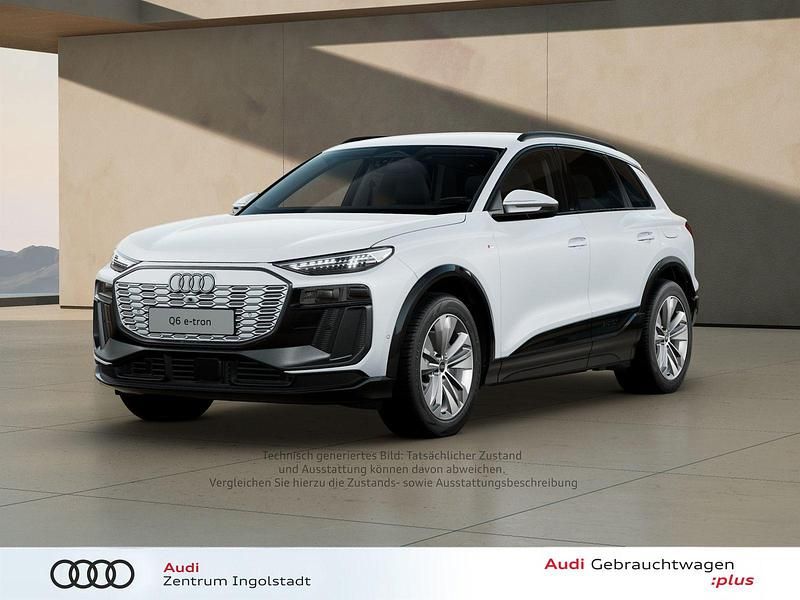 Gletscherweiß metallic Gebraucht 2025 Audi Q6 e-tron S-Line SUV | 58.390 € (Superpreis) - Bild 1/3