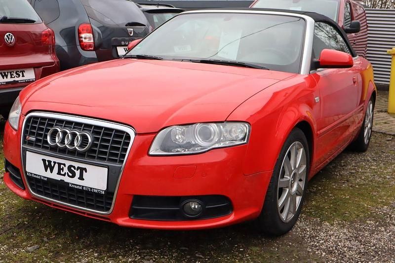Rot Gebraucht 2008 Audi A4 Cabriolet S-Line Cabrio | 5.990 € (Guter Preis) - Bild 1/2