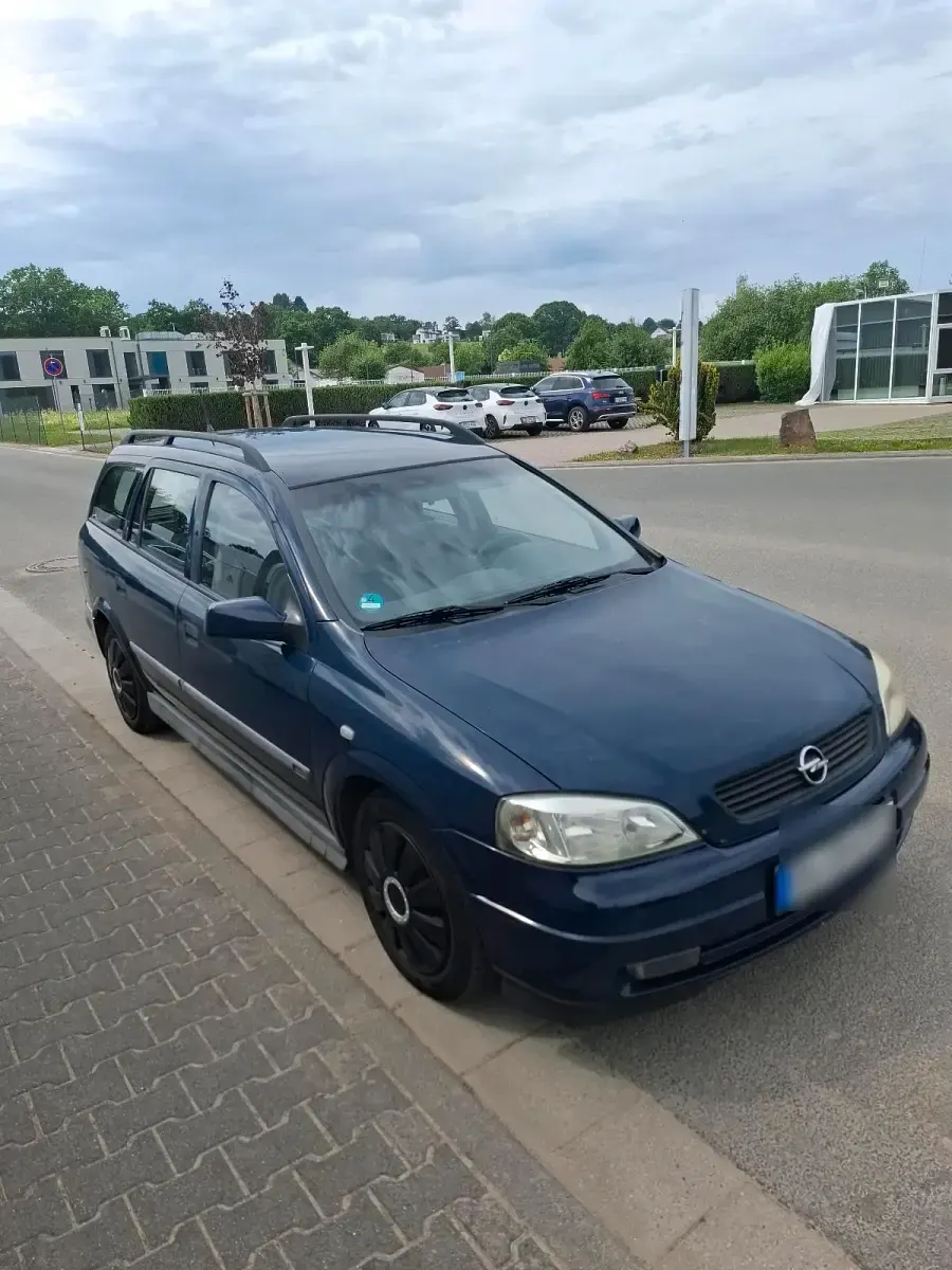 Gebraucht Opel Astra 85 PS (62 kW) 2000 Blau Kombi