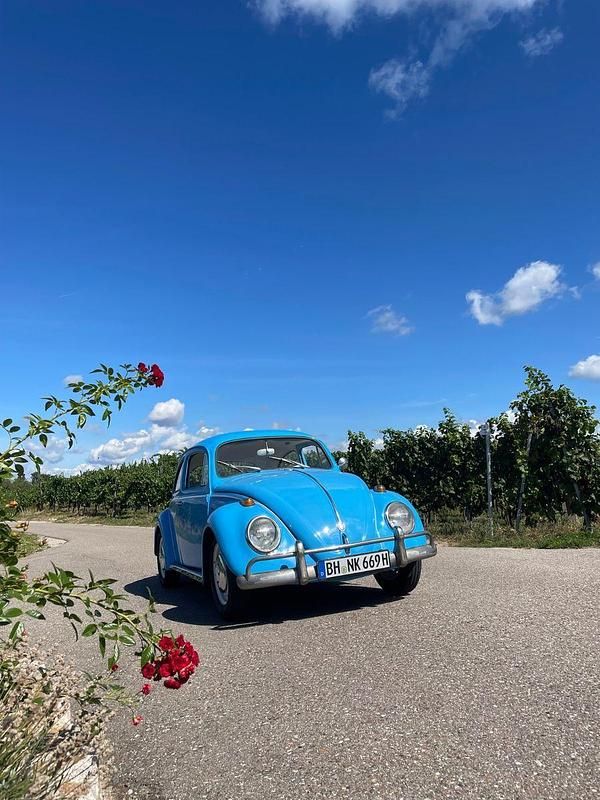 Blau Gebraucht 1969 VW Käfer Kleinwagen | 14.800 € - Bild 1/4