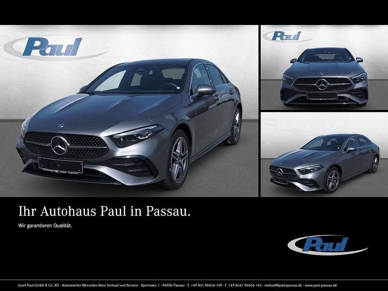Metalliclack mountaingrau Gebraucht 2024 Mercedes A250 AMG Limousine | 34.290 € (Etwas zu teuer) - Bild 1/4