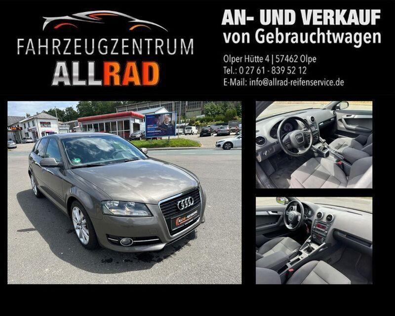 Grau Gebraucht 2010 Audi A3 Sportback Ambition Limousine | 5.500 € (Fairer Preis) - Bild 1/4