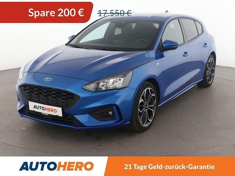 Blau Gebraucht 2020 Ford Focus ST-Line Limousine | 16.960 € (Guter Preis) - Bild 1/3