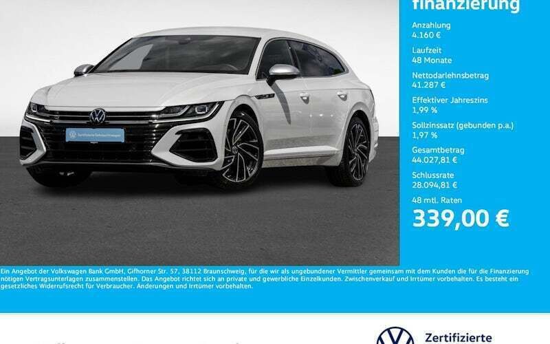 Weiß Gebraucht 2023 VW Arteon R Kombi | 45.447 € (Teuer) - Bild 1/4