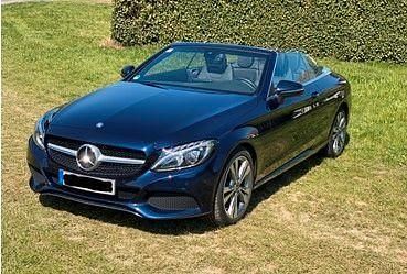 Blau Gebraucht 2018 Mercedes C220 Edition 1 Cabrio | 22.999 € (Guter Preis) - Bild 1/4
