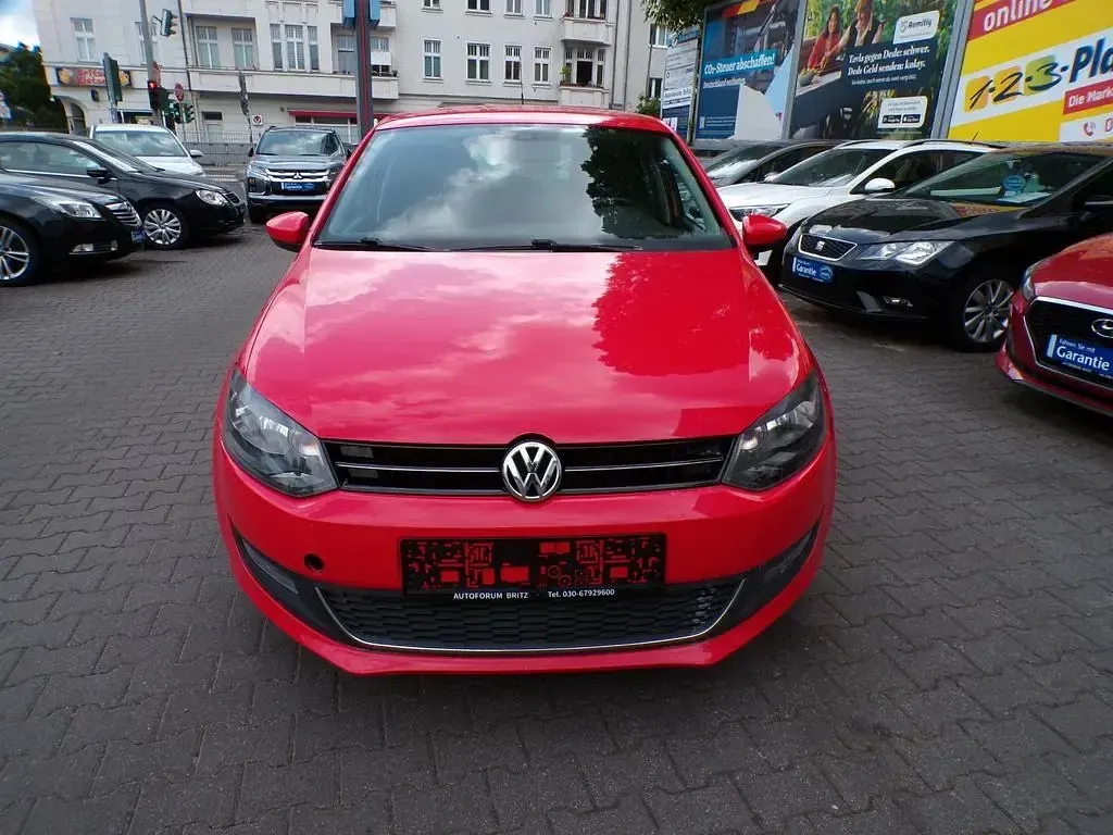 Gebraucht VW Polo Life 69 PS (50 kW) 2013 Rot Kleinwagen