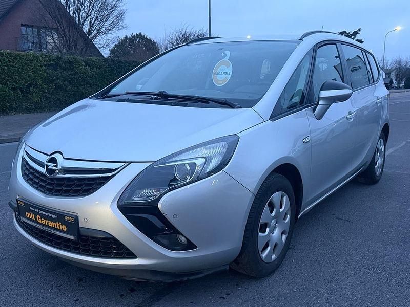 Gebraucht Opel Zafira Tourer Edition 110 PS (80 kW) 2013 Silber Van / Kleinbus