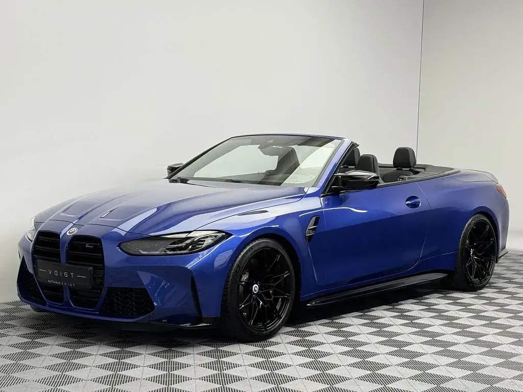 Gebraucht BMW M4 Cabriolet Performance 510 PS (375 kW) 2021 Portimao blau metallic Cabrio