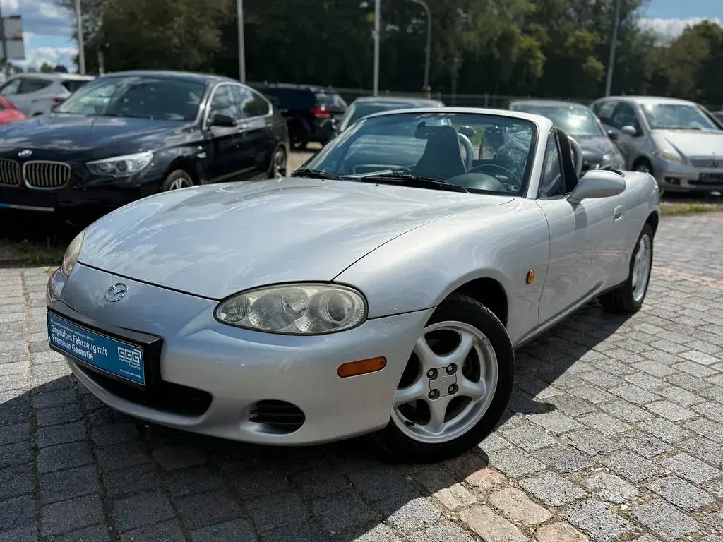 Gebraucht Mazda MX5 110 PS (80 kW) 2003 Silber Cabrio