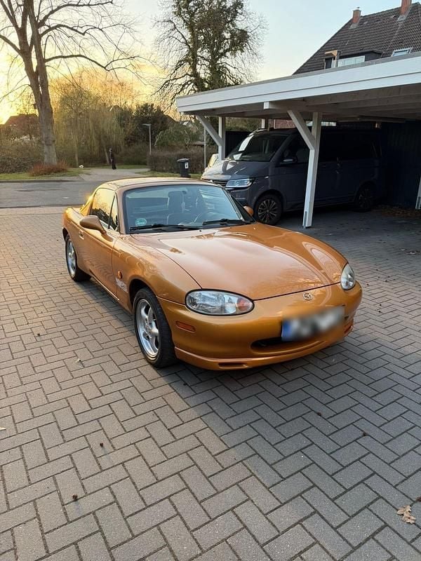 Second-hand Mazda MX5 110 CP (80 kW) 1999 Auriu Cabrio
