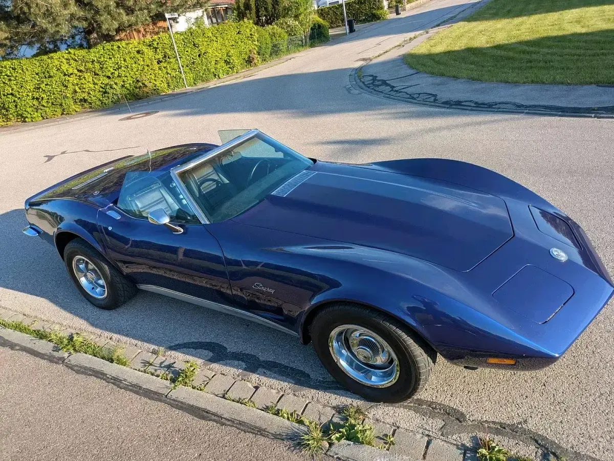 Gebraucht Corvette Stingray 193 PS (141 kW) 1973 Blau Cabrio