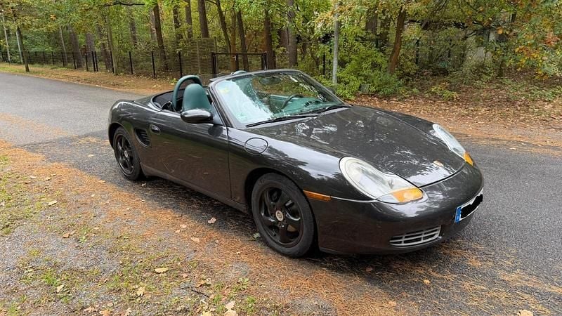 Schwarz Gebraucht 1997 Porsche 986 Boxster Cabrio | 8.999 € (Superpreis) - Bild 1/4