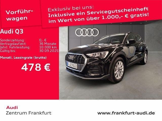 Mythosschwarz metallic Gebraucht 2025 Audi Q3 Basis SUV | 37.990 € (Superpreis) - Bild 1/3