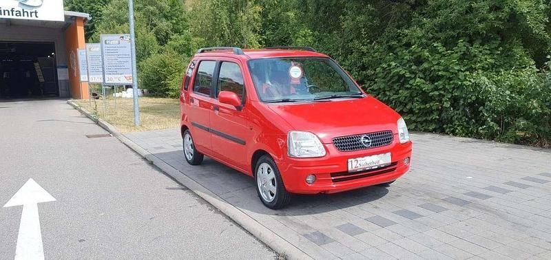 Rot Gebraucht 2002 Opel Agila Comfort Kleinwagen | 3.490 € (Teuer) - Bild 1/4