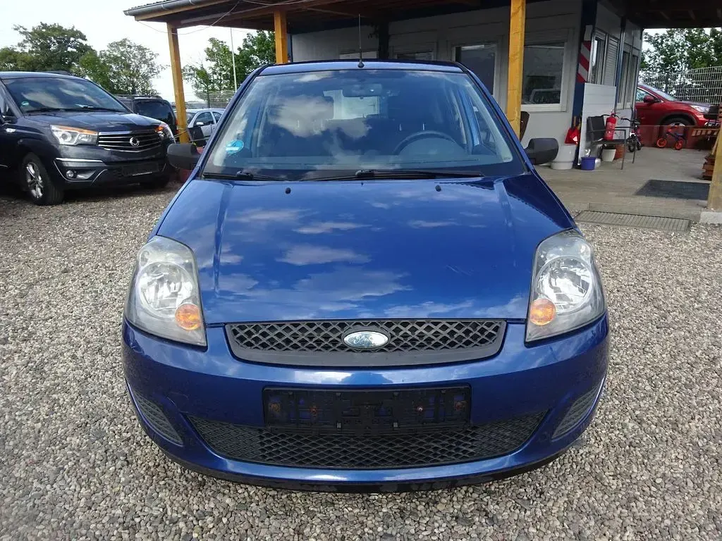 Gebraucht Ford Fiesta Style 69 PS (50 kW) 2008 Blau Kleinwagen