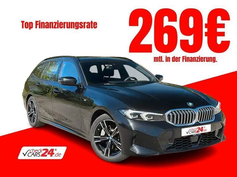 Schwarz Gebraucht 2024 BMW 330 M Sport Kombi | 48.689 € (Etwas zu teuer) - Bild 1/4