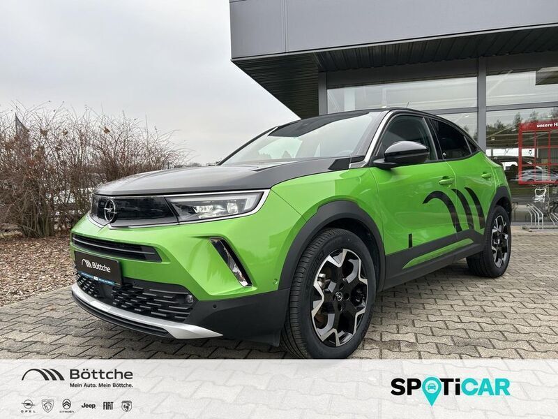 Matcha green/ikone gruen Gebraucht 2021 Opel Mokka-e Ultimate SUV | 19.270 € (Etwas zu teuer) - Bild 1/4