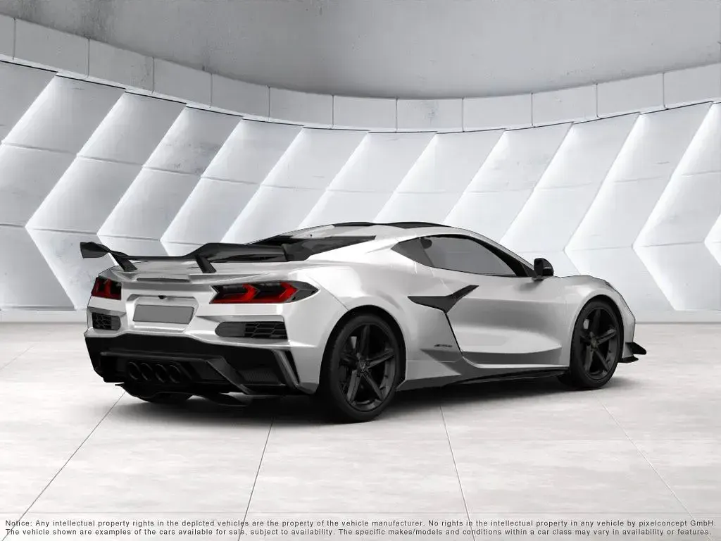 Nowe Corvette C8 643 KM (472 kW) 2025 Srebrny Kabriolet