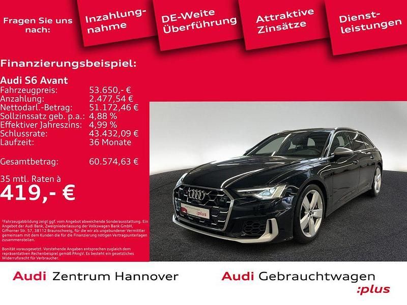 0e mythosschwarz metallic (metallic) Gebraucht 2024 Audi S6 Ambiente Kombi | 55.900 € (Superpreis) - Bild 1/4