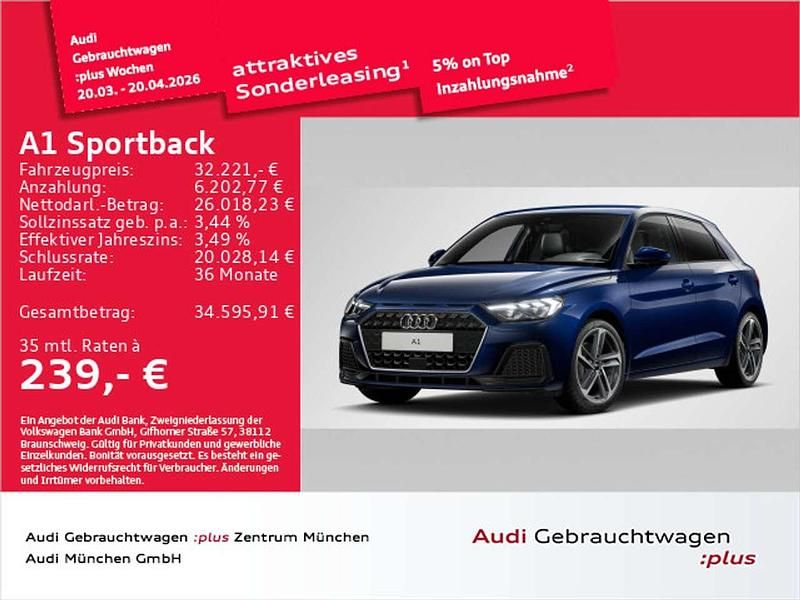 Gebraucht Audi A1 Advanced 150 PS (110 kW) 2025 Navarrablau metallic SUV