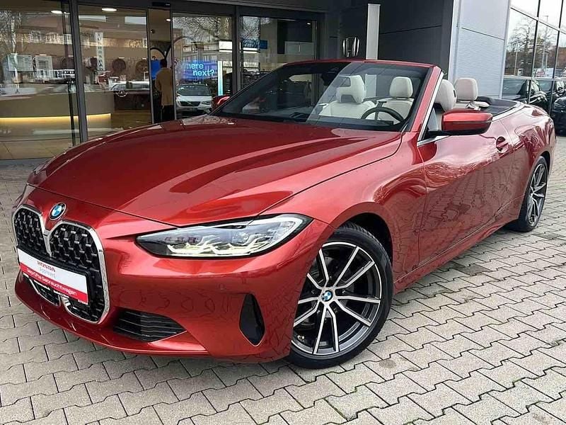 Sunset orange Gebraucht 2023 BMW 420 Sport Line Cabrio | 39.850 € (Guter Preis) - Bild 1/4