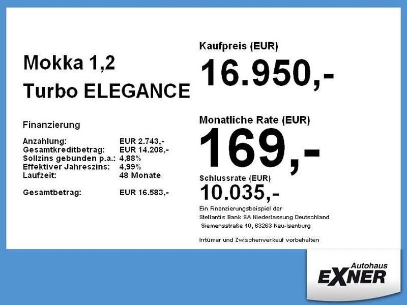 Gebraucht Opel Mokka Elegance 101 PS (74 kW) 2024 Schwarz perla SUV