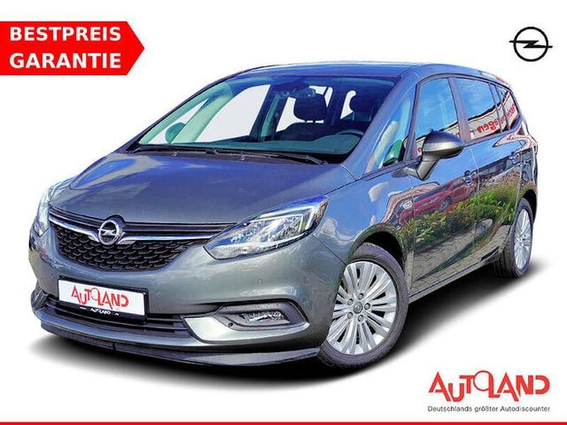 Grau Gebraucht 2017 Opel Zafira Edition Van / Kleinbus | 13.990 € (Teuer) - Bild 1/4