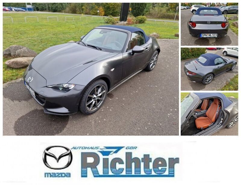 Grau Gebraucht 2022 Mazda MX5 Cabrio | 29.590 € (Fairer Preis) - Bild 1/4
