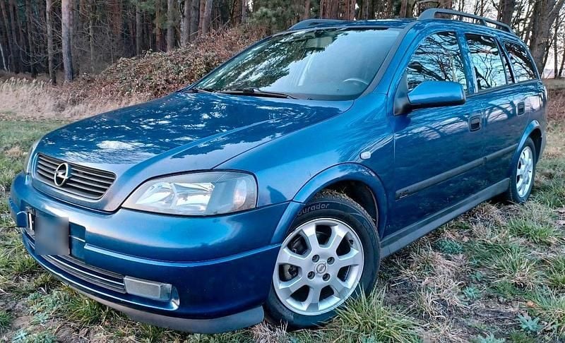 Gebraucht Opel Astra 101 PS (74 kW) 2002 Blau Kombi