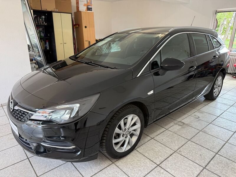 Schwarz Gebraucht 2021 Opel Astra Elegance Kombi | 14.999 € (Fairer Preis) - Bild 1/4