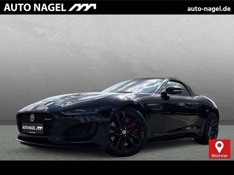 Santorini black Gebraucht 2023 Jaguar F-Type R Cabrio | 72.490 € (Fairer Preis) - Bild 1/4